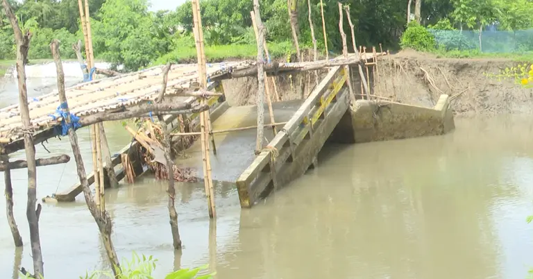 ভাঙা ব্রিজের ছবি